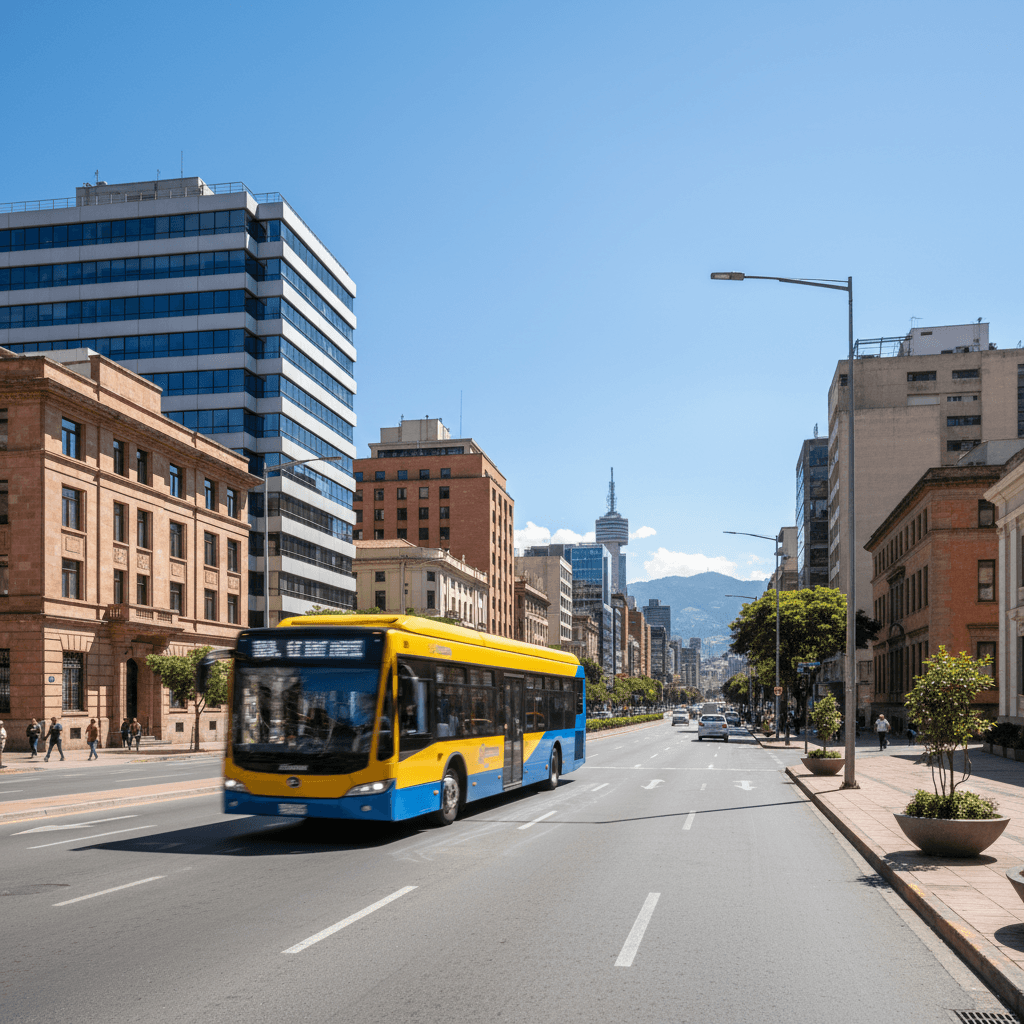 Elo Xpress vehicle in motion on a city street in Columbia, Maryland